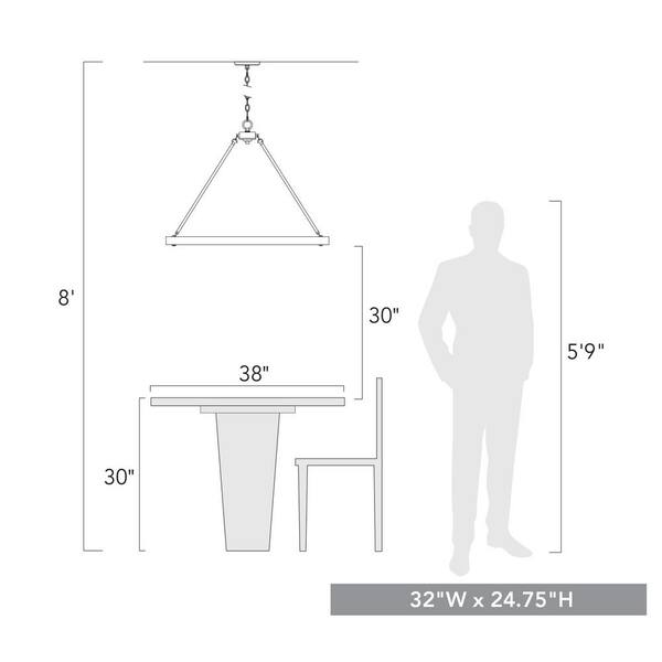 Golden Lighting - Castile 9-Light Matte Black Chandelier