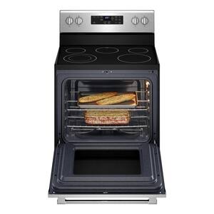 30 in. 5.3 cu.ft. Single Oven Electric Range in Stainless Steel