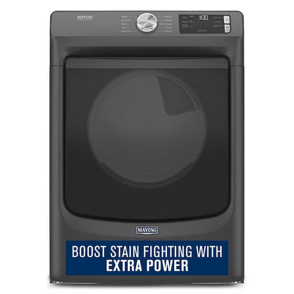 7.3 cu. ft. Vented Electric Dryer in Volcano Black