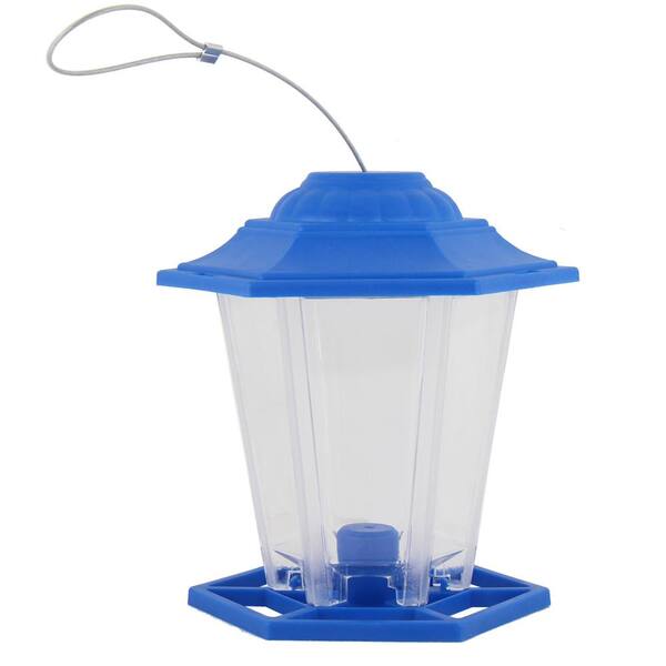 Perky-Pet 1.5 lbs. Blue Carriage Bird Feeder