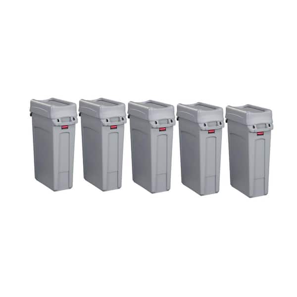 Rubbermaid Untouchable Square Trash Cans:Facility Safety and