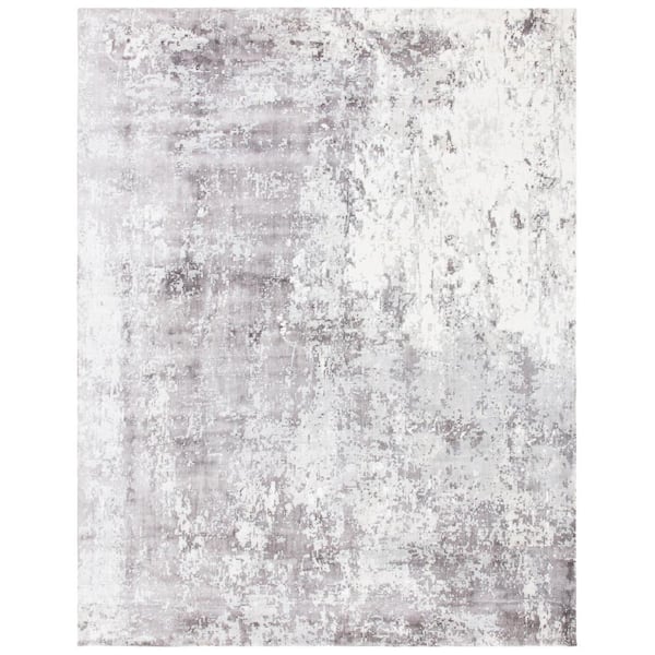 Mirage 10 ft. x 14 ft. Gray Abstract Area Rug