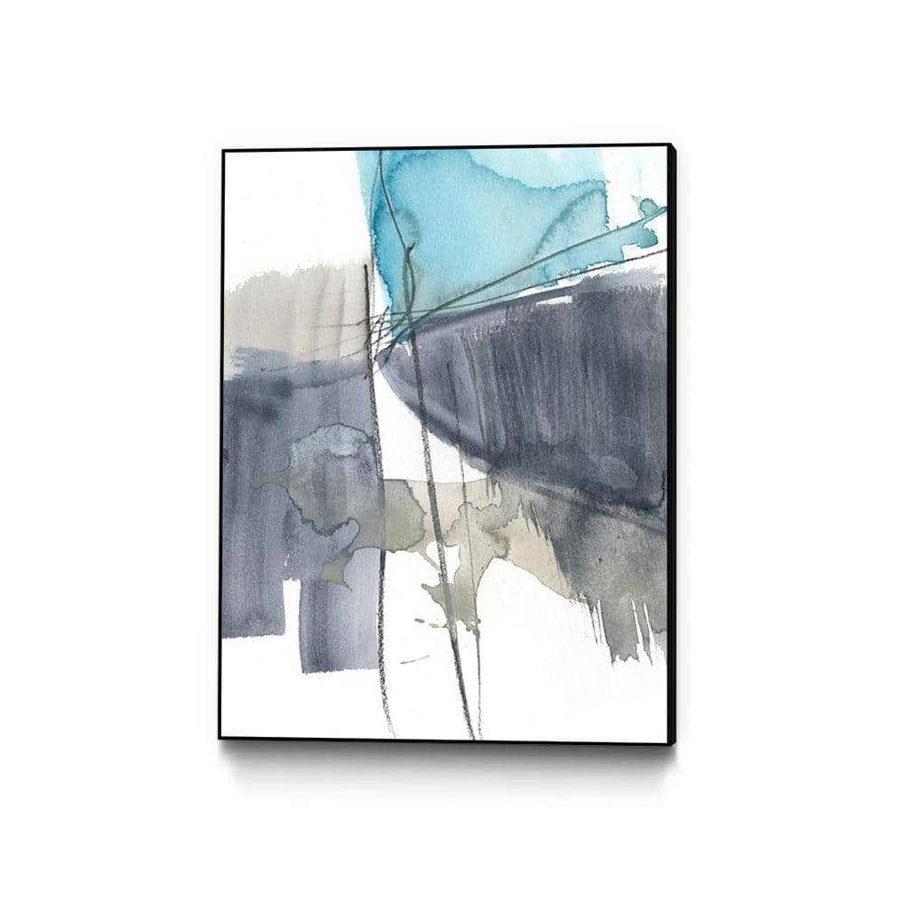 30 in. x 40 in. Kinetic Grid VI by Jennifer Goldberger Framed Wall Art