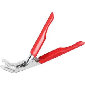 Red Outdoor Cooking Accessories, Steel Anti-Rust Anti-Scald Grill Tongs