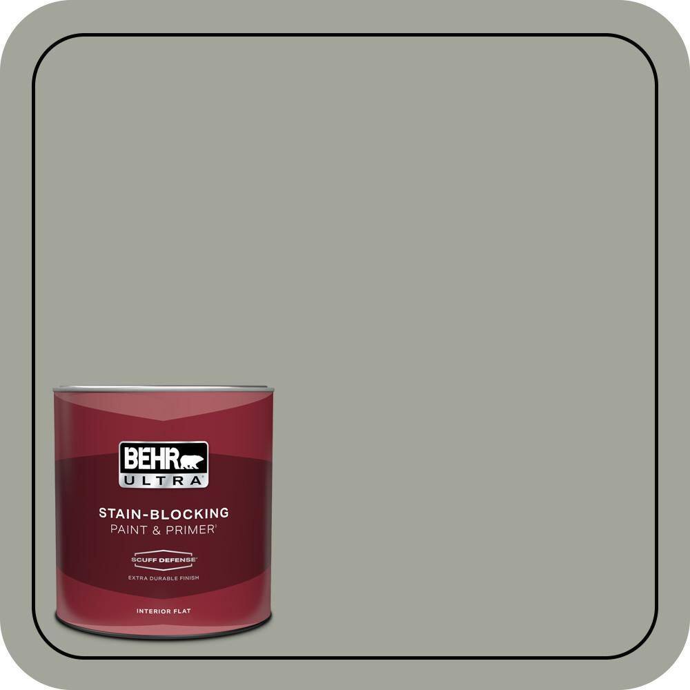 1 qt. #N380-4 Strong Winds Extra Durable Flat Interior Paint & Primer price history on PriceWatchPro