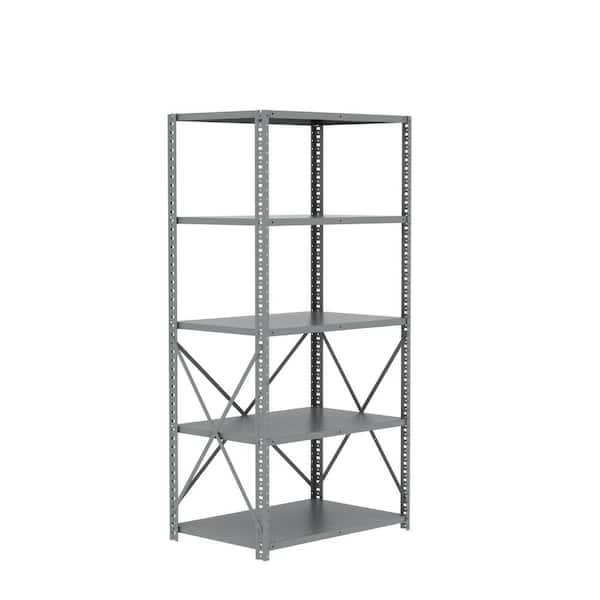 Borroughs Grey 5 Tier Commercial Grade, Uline Boltless Shelving Assembly Instructions