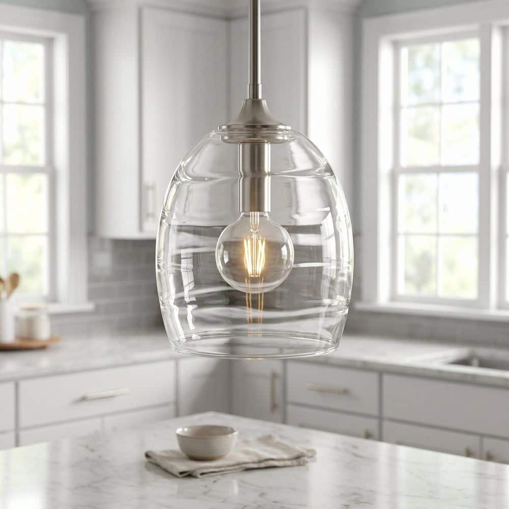 brushed-nickel-quoizel-pendant