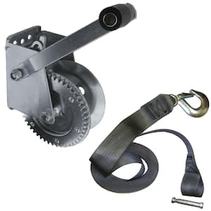 Manual Winch for 1300 lbs. Capacity Ramp and Winch Strap