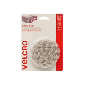5/8 in. Sticky Back Coin, White (75-Count)