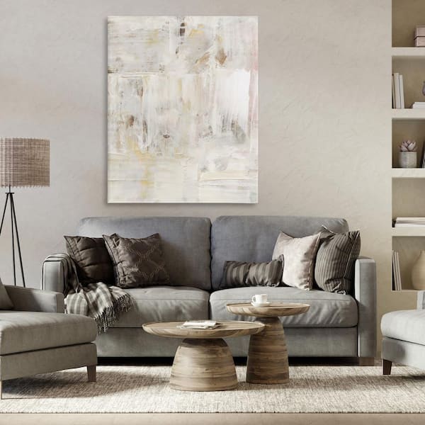 Natural Abstract Pattern by Victoria Barnes Unframed Abstract Graphic Art Print 48 in. x 36 in.