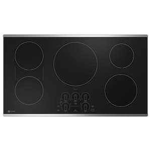 Profile 36 in. Smart Smooth Induction Touch Control Cooktop in Stainless Steel with 5 Elements