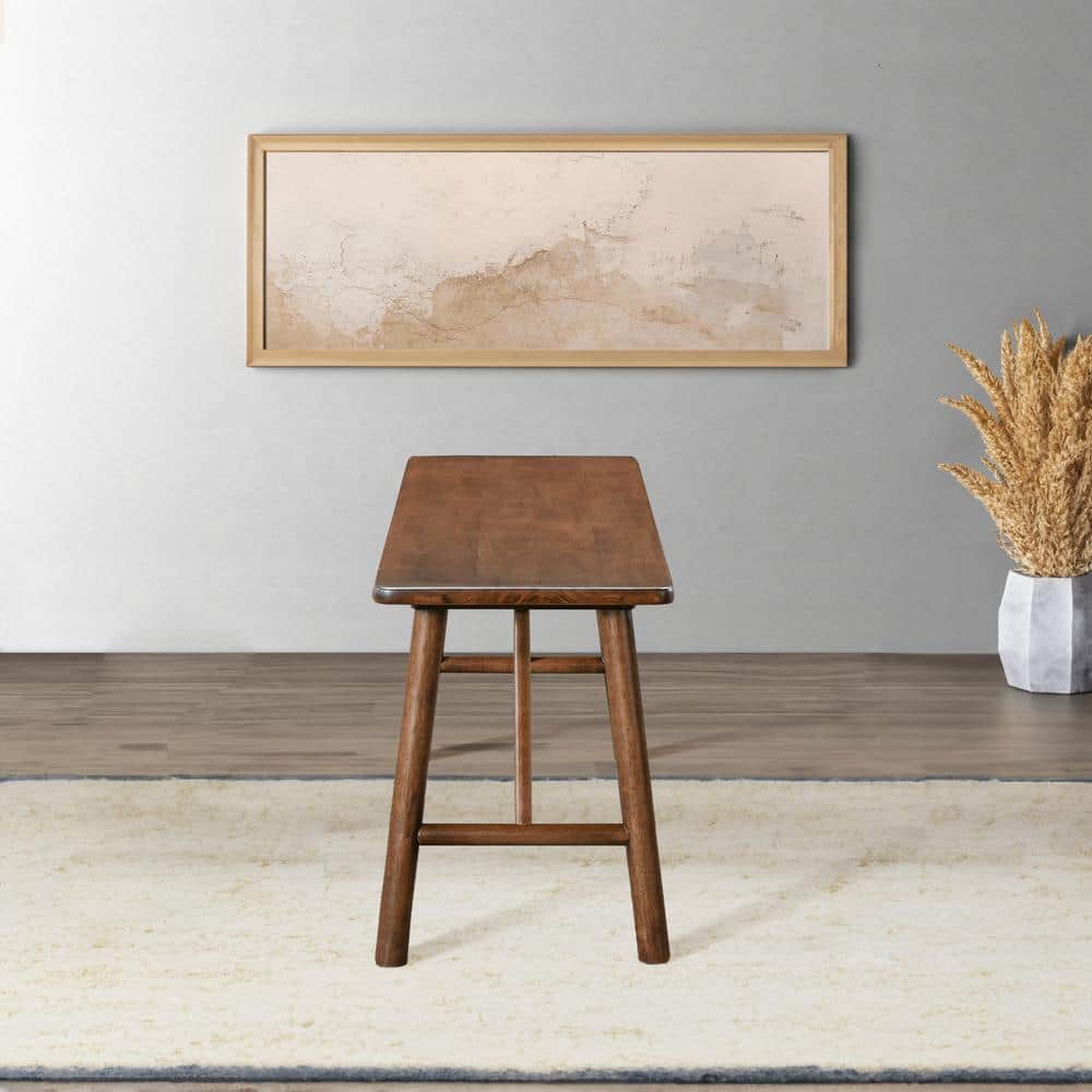 Cluj 47 Inch Walnut Solid Wood Dining Bench