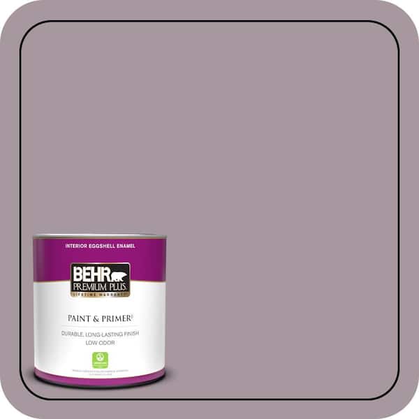 BEHR PREMIUM PLUS 1 qt. #N110-3 Fig Preserves Eggshell Enamel Low Odor Interior Paint & Primer