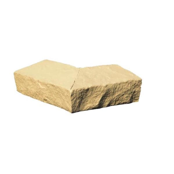 NextStone Sandstone 6.25 in. x 4.25 in. Buff Faux Stone Ledger Outside Corner (2-Pack)