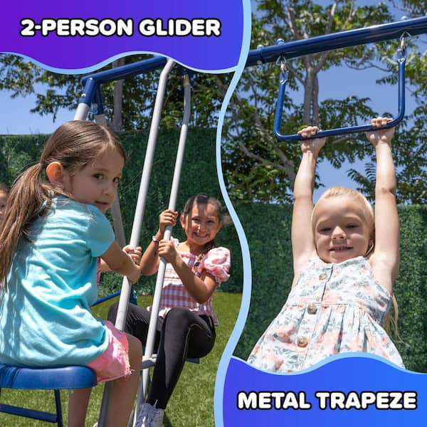 SPORTSPOWER Arcadia Swing Set MSC-4510 - The Home Depot