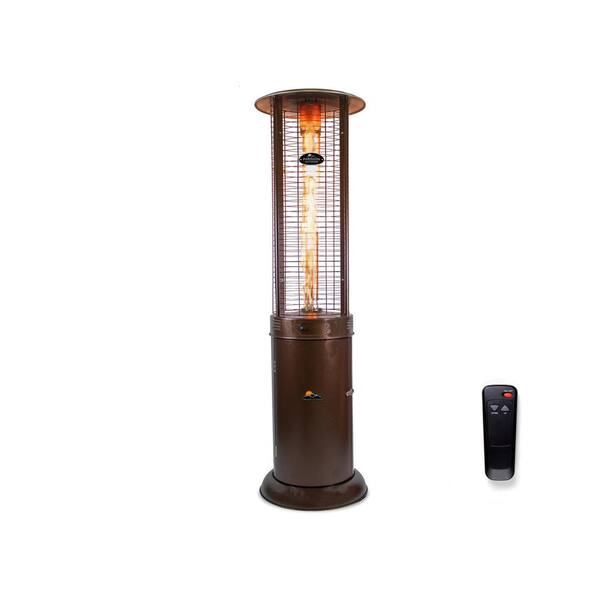 Paragon Outdoor 32,000 BTU Hammered Bronze Helios 8 ft. Patio Heater with Remote