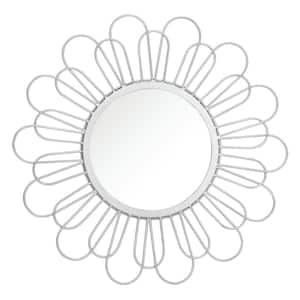 Lorence 23 in. X 23 in. Silver Framed Mirror