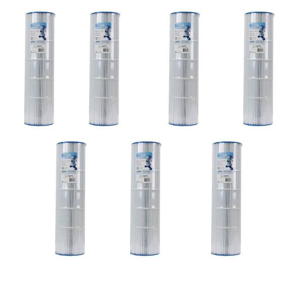 Unicel 3 in. Dia Clean & Clear Replacement Cartridge Filter C-7471 105 FC1977 (7-Pack)