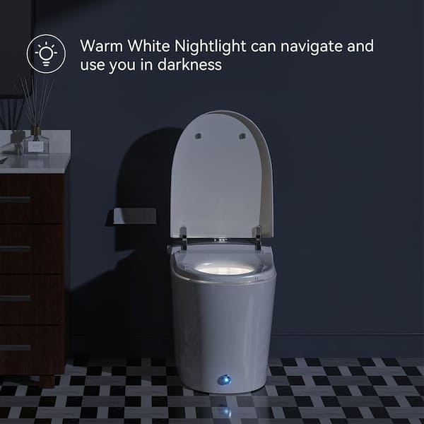 HOROW T03 Tankless Smart Toilet Bidet with Auto Features & UV Sterilization
