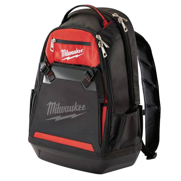 Padded Handle Zippered Top Polyester Milwaukee Jobsite Backpack 3000 cu in 