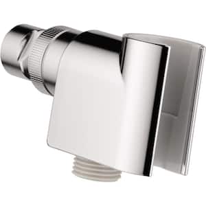 Pipe Mount Showerarm Holder in Chrome