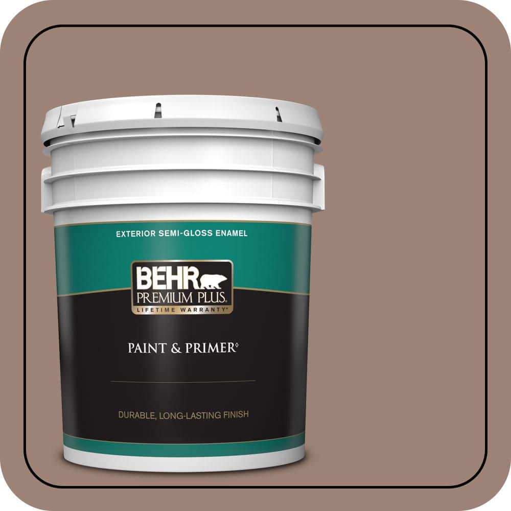 5 gal. #N150-4 Modern Mocha Semi-Gloss Enamel Exterior Paint & Primer price history on PriceWatchPro
