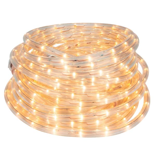 EcoSmart 40 ft. (8 ft. x 5) Warm White Flexible Integrated LED Rope Light