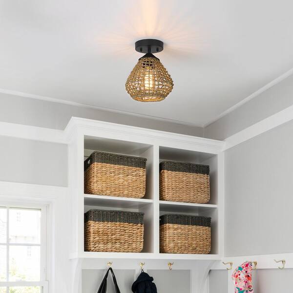 seagrass semi flush light