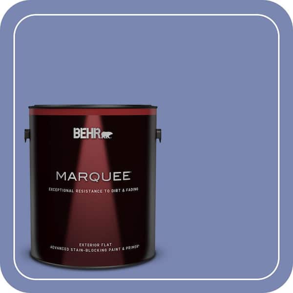 BEHR MARQUEE 1 gal. #610B-5 Corsican Purple Flat Exterior Paint & Primer