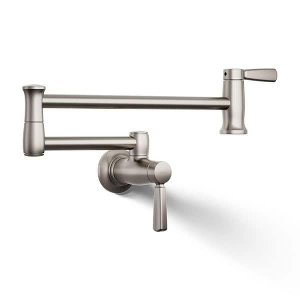 Wall Mount Pot Filler in Vibrant Stainless