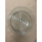 12 in. Clear Deep Plastic Saucer