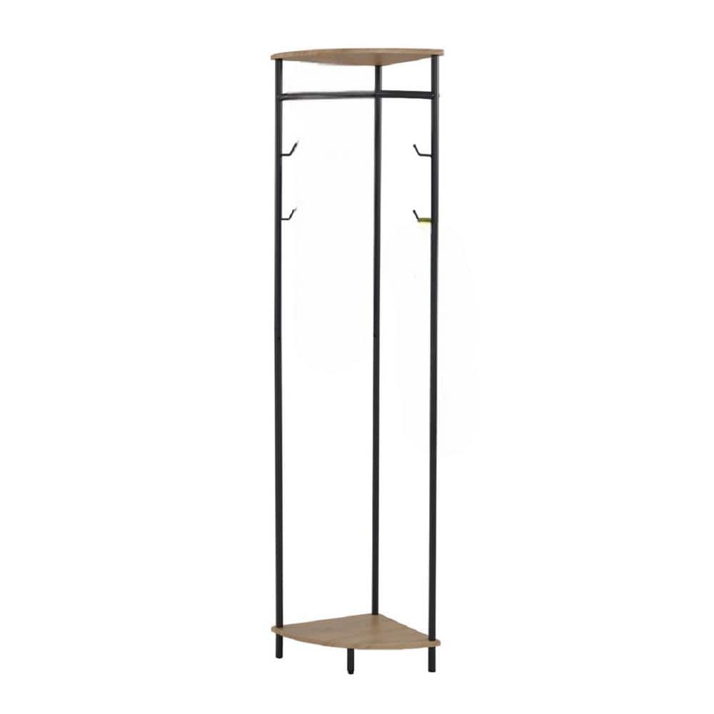 Boyel Living Vintage Black Metal Coat Hat Tree Stand Clothes Hanger  HYSN-54174 - The Home Depot