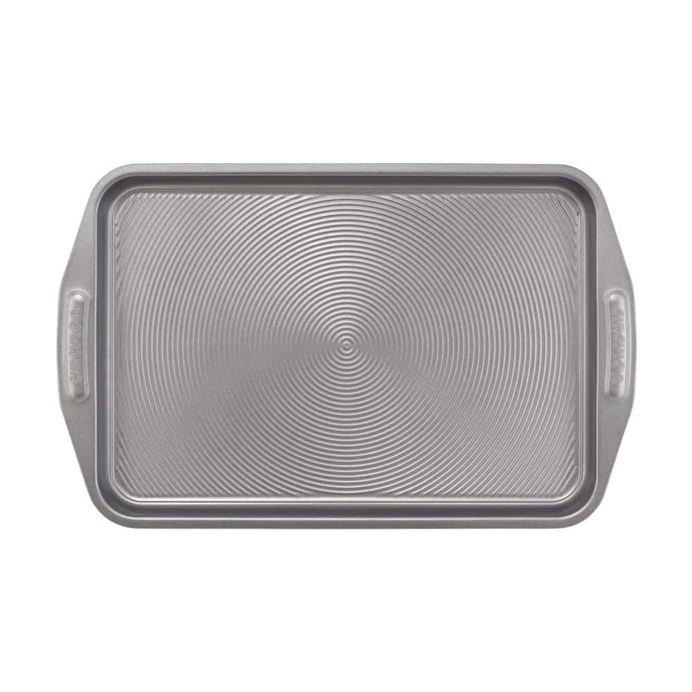 Gray Carbon Steel Nonstick Bakeware Set with Cooling Rack