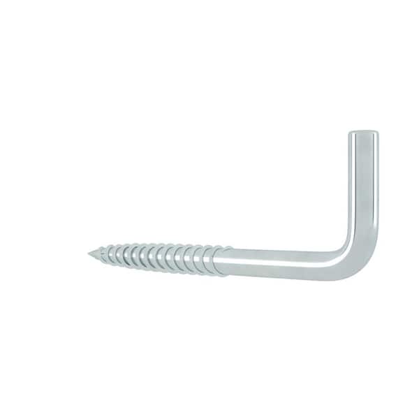 Everbilt #112 Zinc-Plated Square Bend Screw Hook (3-Piece) 817081