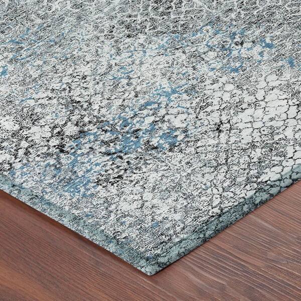 Chantille Machine Washable Indoor/Outdoor Abstract ACN2743 Blue 5 ft. x 7 ft. 6 in. Area Rug