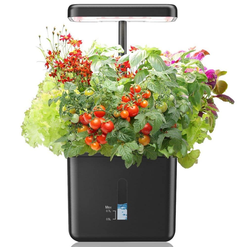 Smart Indoor Garden System with Self-Watering, LED Grow Light, and Auto Timer for Herbs and Vegetables price history on PriceWatchPro