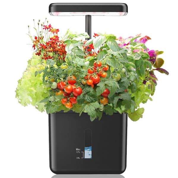 .N/A Smart Indoor Garden System with Self-Watering, LED Grow Light, and Auto Timer for Herbs and Vegetables