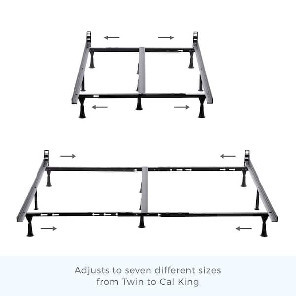 Brookside Universal Adjustable Metal, Home Depot Adjustable Metal Bed Frame