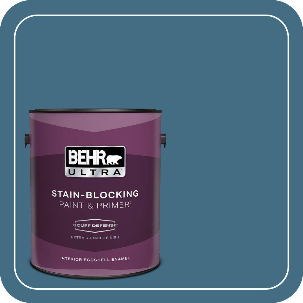 1 gal. #PMD-24 Lake Stream Extra Durable Eggshell Enamel Interior Paint & Primer price history on PriceWatchPro