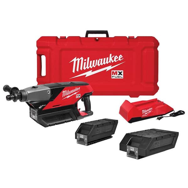 Milwaukee MX FUEL Lithium-Ion Cordless Handheld Core Drill Kit with 2 Batteries and Charger w/REDLITHIUM XC406 Battery Pack