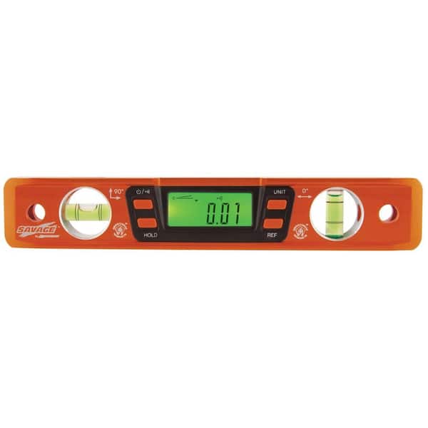 Swanson 9 in. Aluminum Digital Magnetic Torpedo Level with 2 Bubble Vials