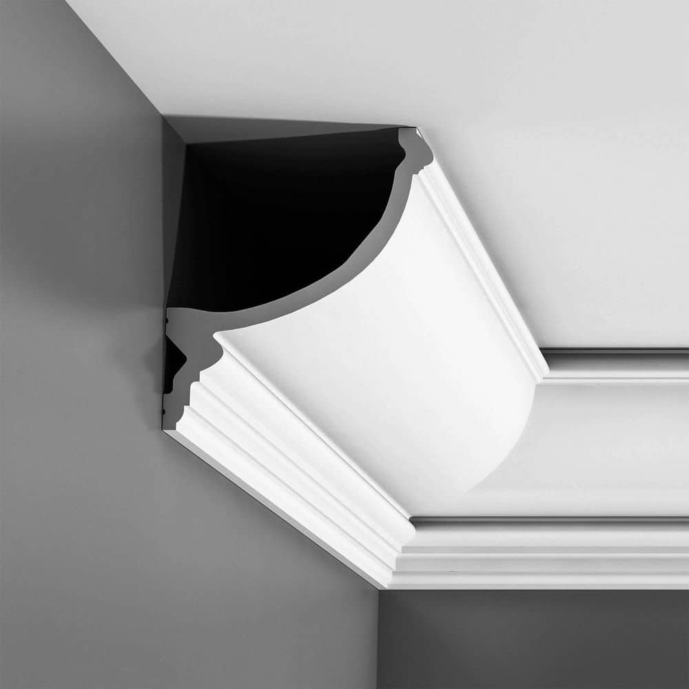 Primed White Polyurethane Crown Moulding Set of 10