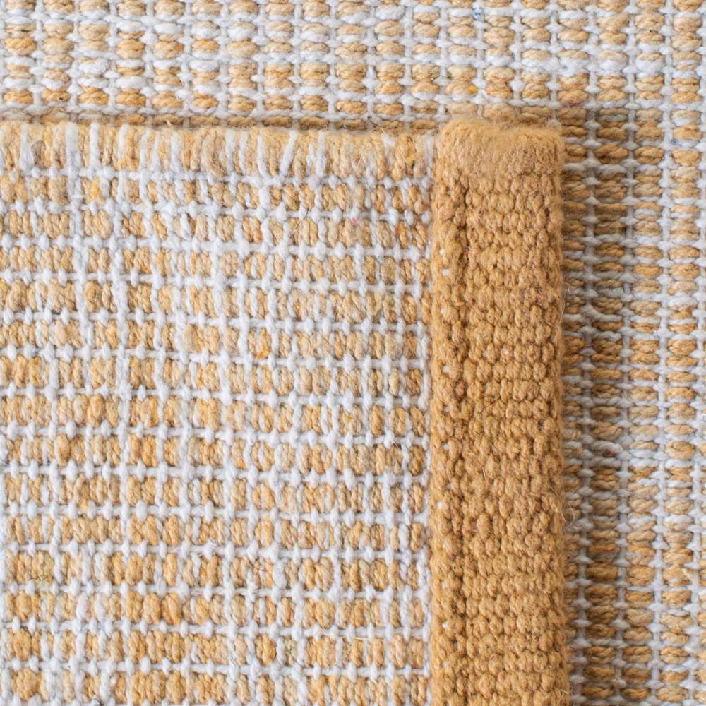 Coastal Breeze Blue Hand-Woven Cotton 4' x 6' Area Rug
