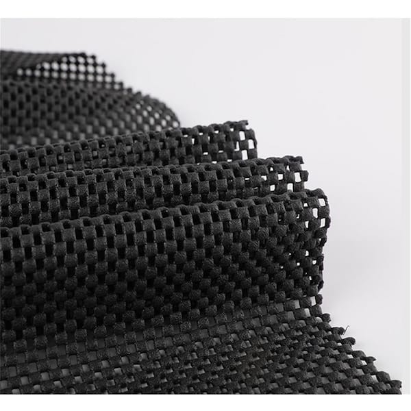 Pro Space Black 2ft. x 8 ft. Rectangle Gird Non-Slip Grip 0.05 in. Thick Dual Surface Rug Pad