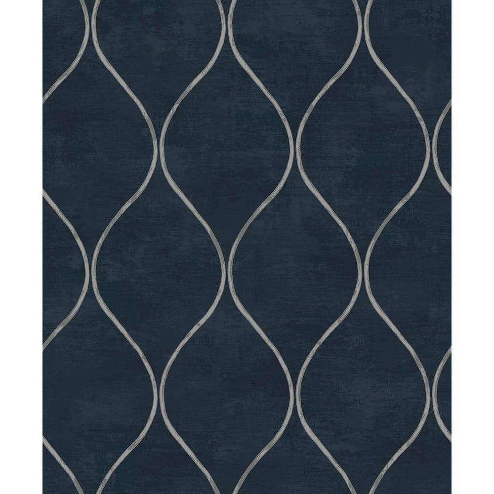 Night Skies Ellisse Geometric Unpasted Paper Nonwoven Wallpaper Roll 57.5 sq. ft. price history on PriceWatchPro