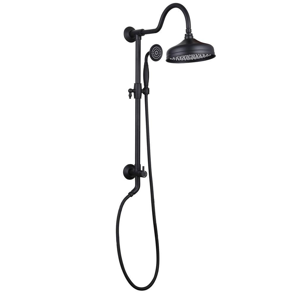 AIMADI Single Handle 1-Spray Exposed Pipe Shower Faucet 1.8 GPM with ... - Exposed Pipe Shower Faucets
