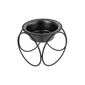 Olympic Diner Feeder with Stainless Steel Cat/Dog Bowl, Silver Vein