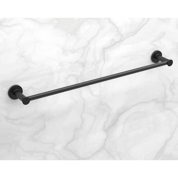Style Selections Bailey Brushed Nickel Wall Mount Single Post