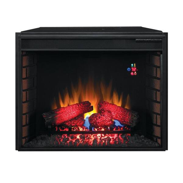 Unbranded 29 in. Electric Fireplace Insert and Builders Box Kit