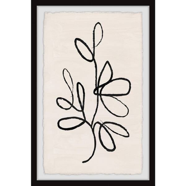 Unbranded "Brushstroke of Dreams" by Marmont Hill Framed Abstract Art Print 45 in. x 30 in.